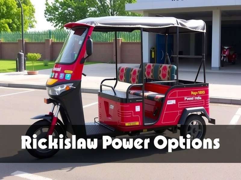 Rickshaw Power India Customization Options